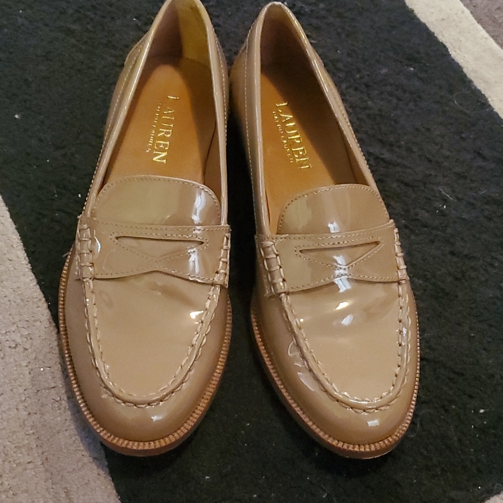 RALPH LAUREN Barrett Porcini Loafers Shoes